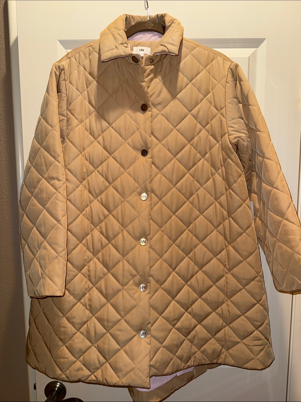 NWT LPA Peyton Coat in Camel